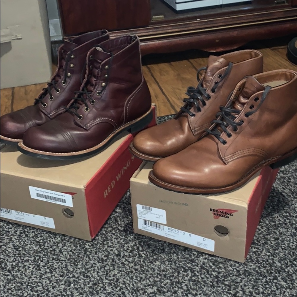 Redwing Iron Ranger and Redwing Sheldon